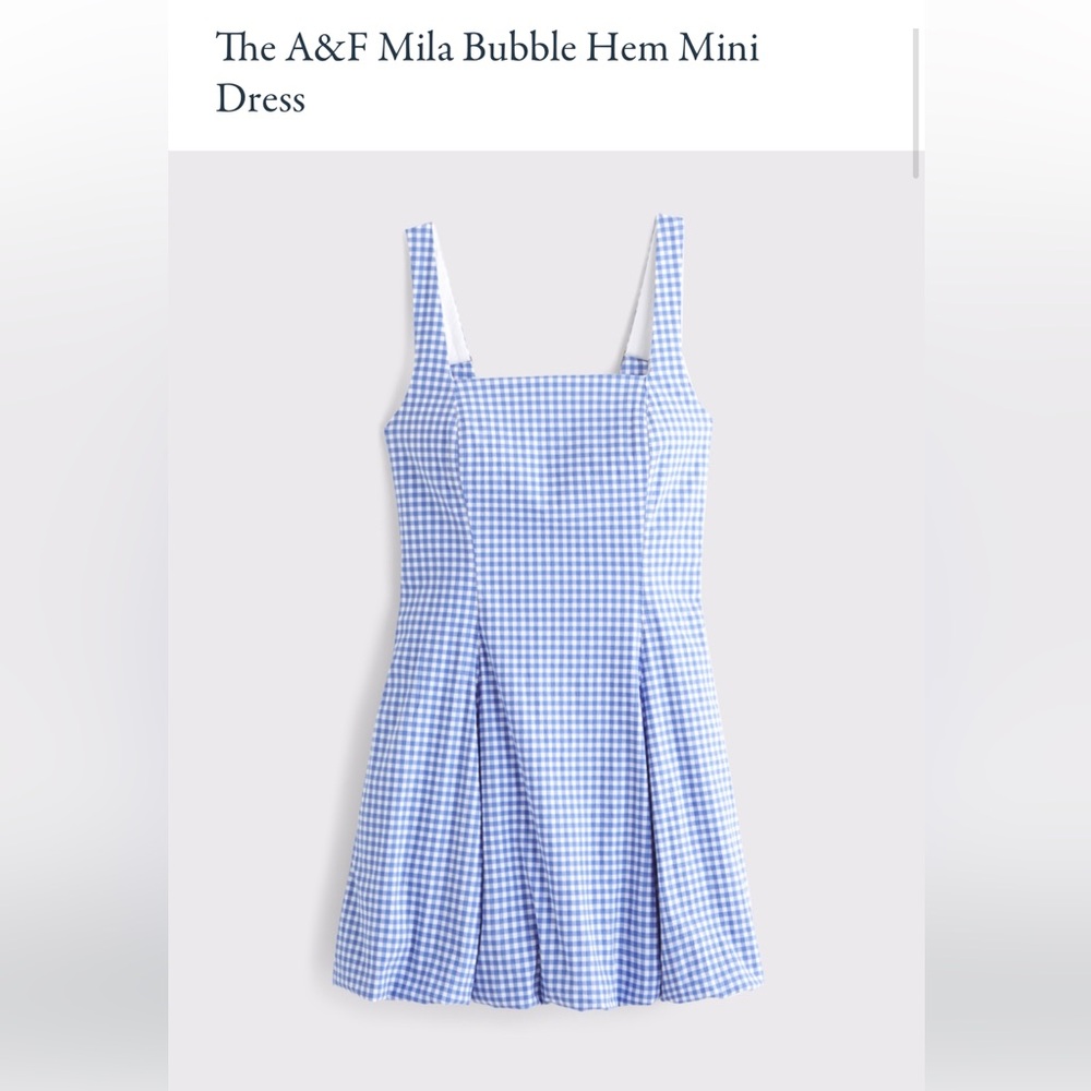 Abercrombie & Fitch Mila Bubble Hem mini dress